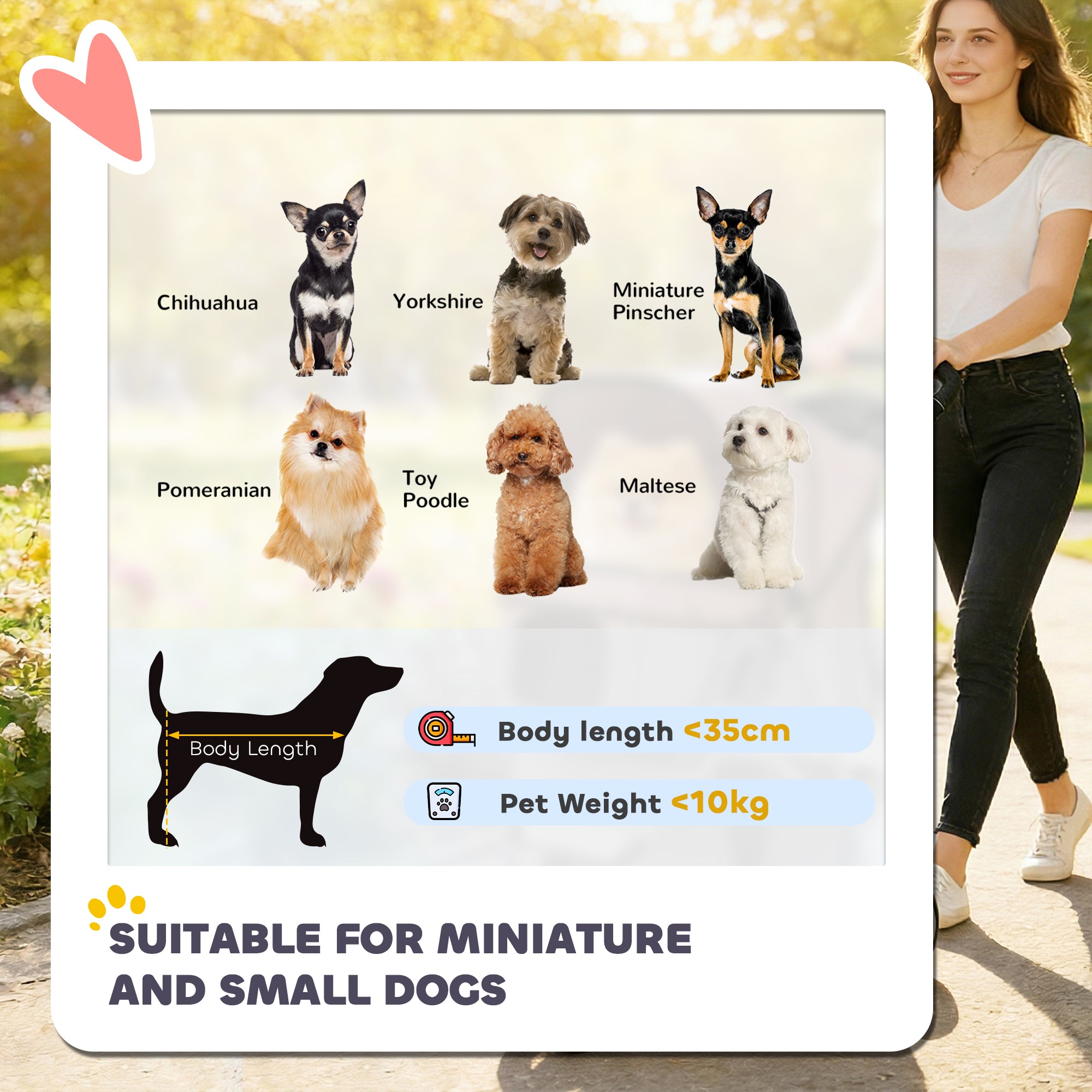 Dog Stroller, 3 Wheels Foldable Pet Stroller with Adjustable Canopy, Storage Basket for Small Mini Breeds, Coffee