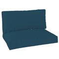 2 Seater Outdoor Pallet Furniture Cushions 20cm Thick UPF20+ 220gsm Fabric - Navy Blue