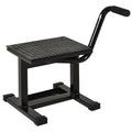 Adjustable Steel Motorbike Jack Lift 27.5-39.5cm Height - Black
