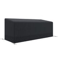 3 Seater Outdoor Sofa Cover Water & UV Resistant - Black