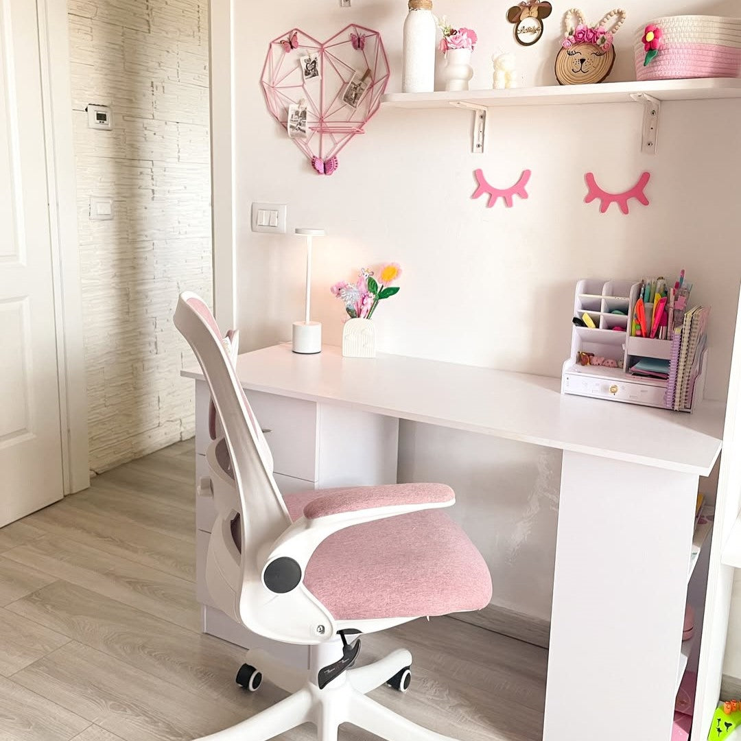 Computer Desk, Home Office Desk, Writing Table, PC Workstation with 3 Storage Shelves and 3 Drawers for Working, Study, 120 x 49 x 72 cm, White