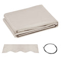 Awning Replacement Canopy Fabric 3x2.5m Water Resistant - Cream White