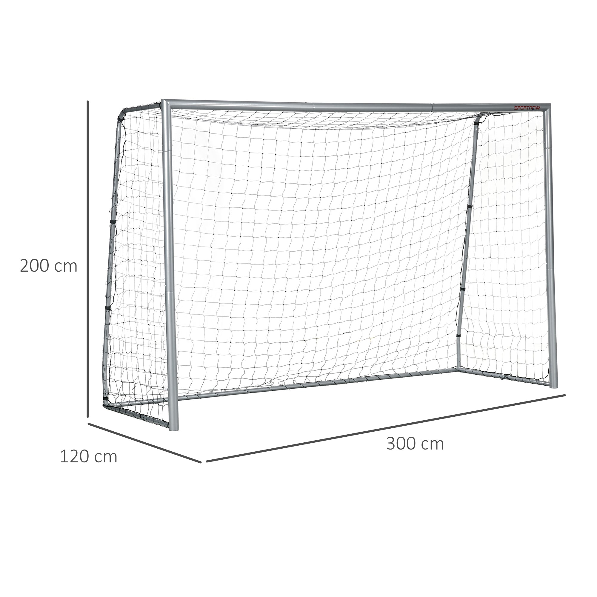 10ft x 6.5ft Football Goal, Football Net for Garden with Ground Stakes, Quick and Simple Set Up