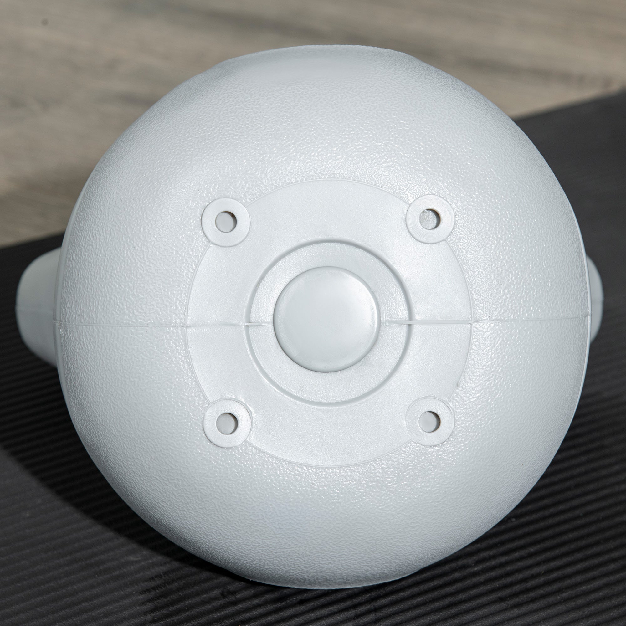 Kettlebell, 10kg Kettle Bells with Handle for Home Gym Weight Lifting and Strength Training, Light Blue and Grey