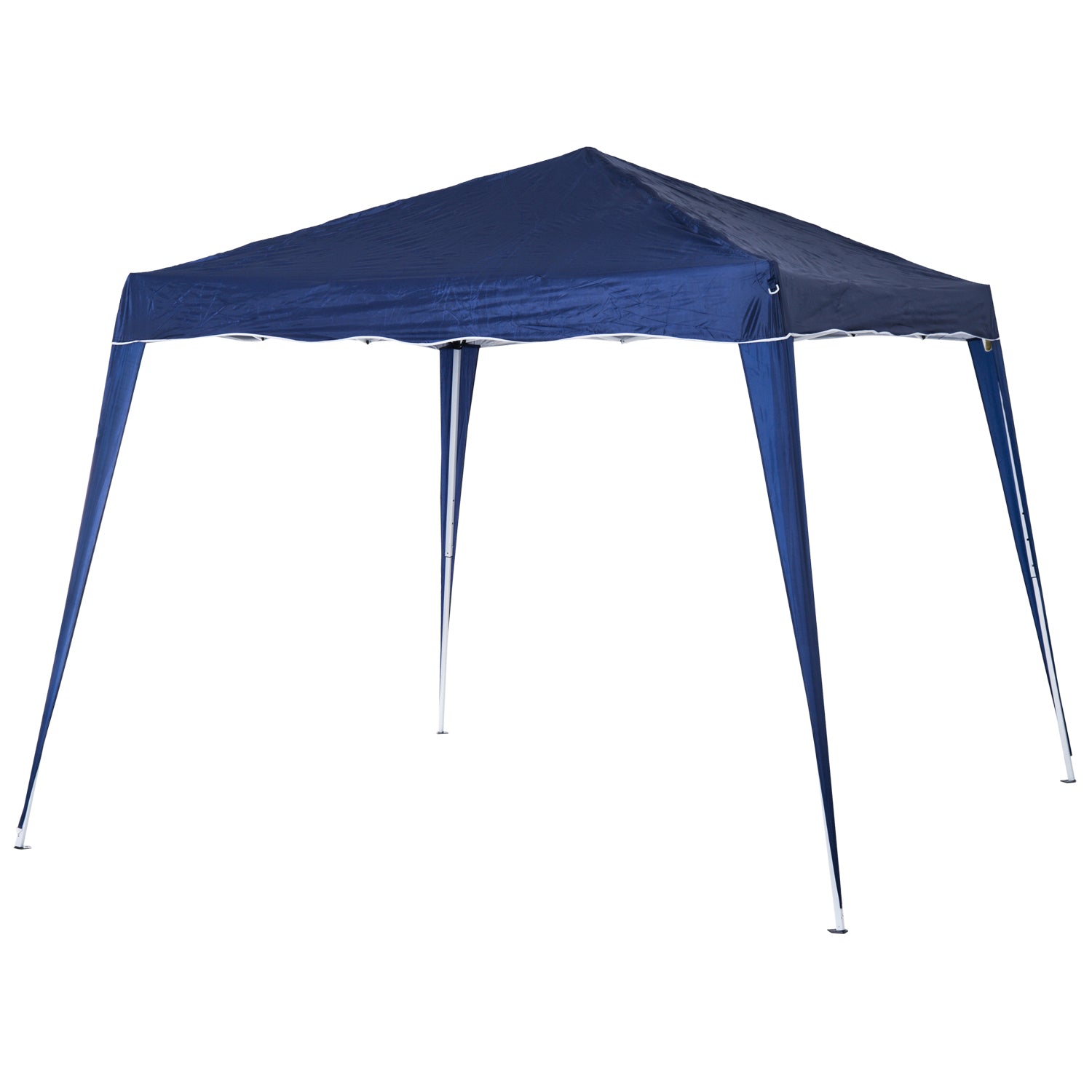 3 M x 3 M Base/ 2.5 M x 2.5 M Top Pop Up Gazebo with Carry Bag, Height Adjustable Slant Leg Party Tent Instant Event Shelter for Garden, Patio