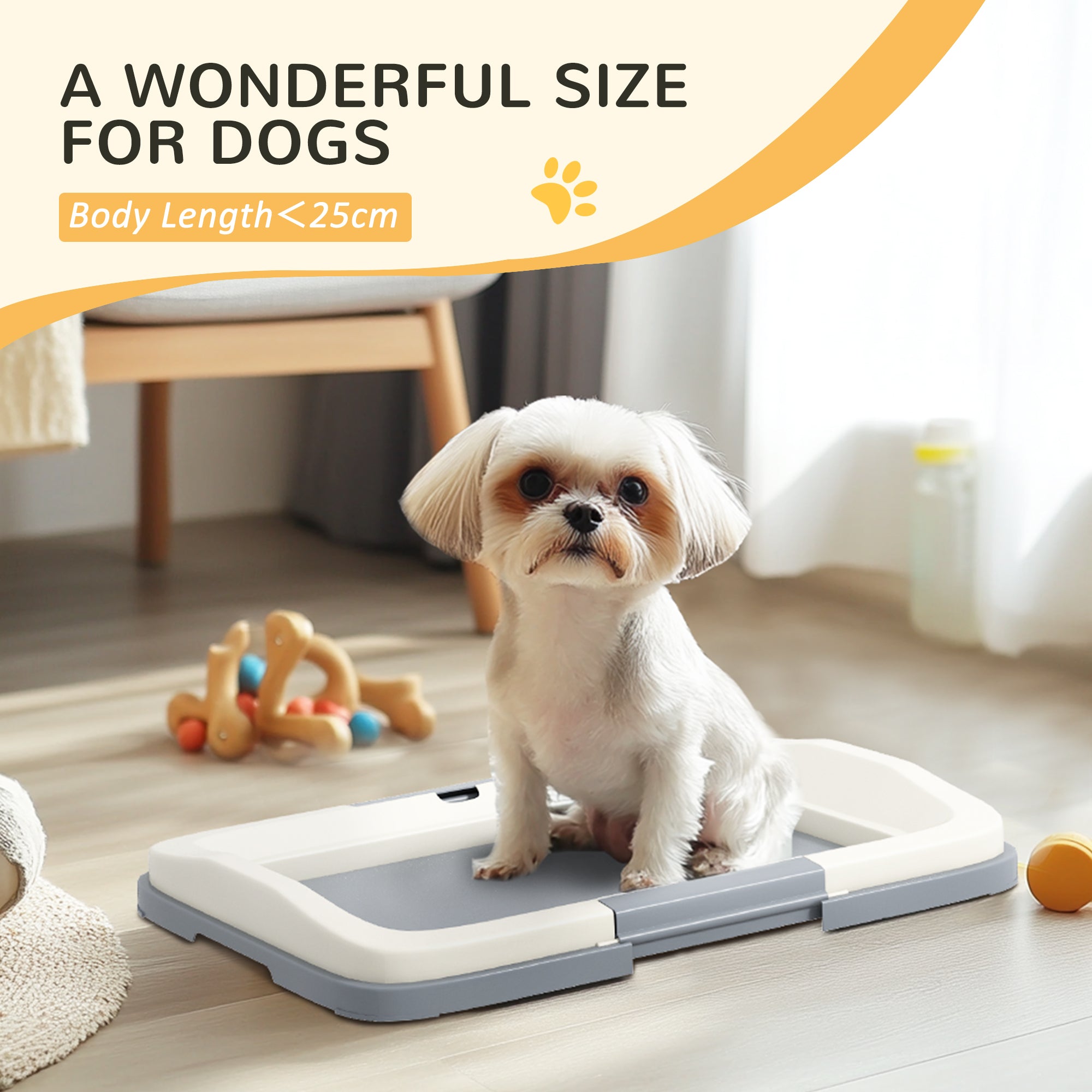 Dog Toilet Tray for Training Dogs, Dog Litter Tray for Indoor, Outdoor, 47 x 34 x 6cm