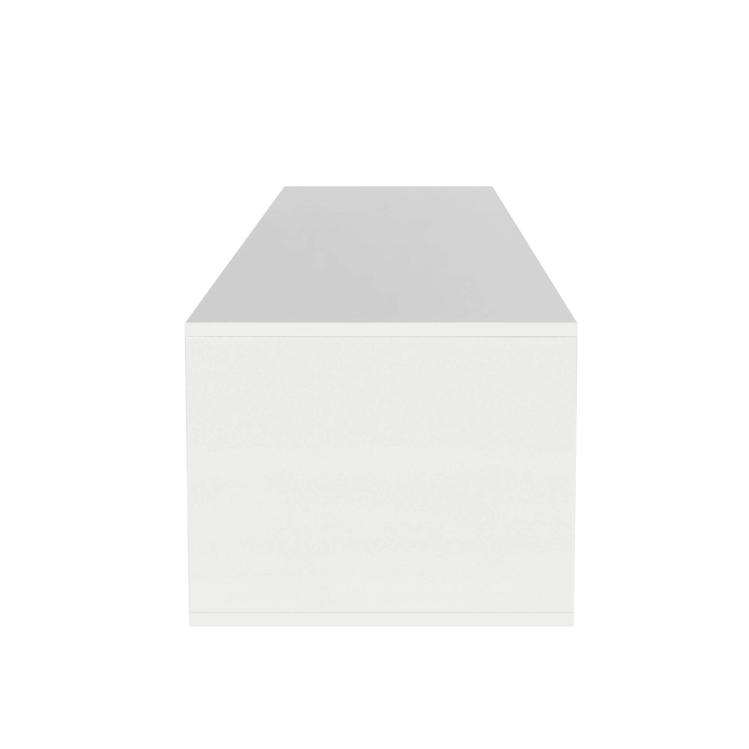 High-Gloss TV Cabinet with LED Lights, Modern Design, Versatile Mounting Options, 180L x 35W x 30H cm, Black