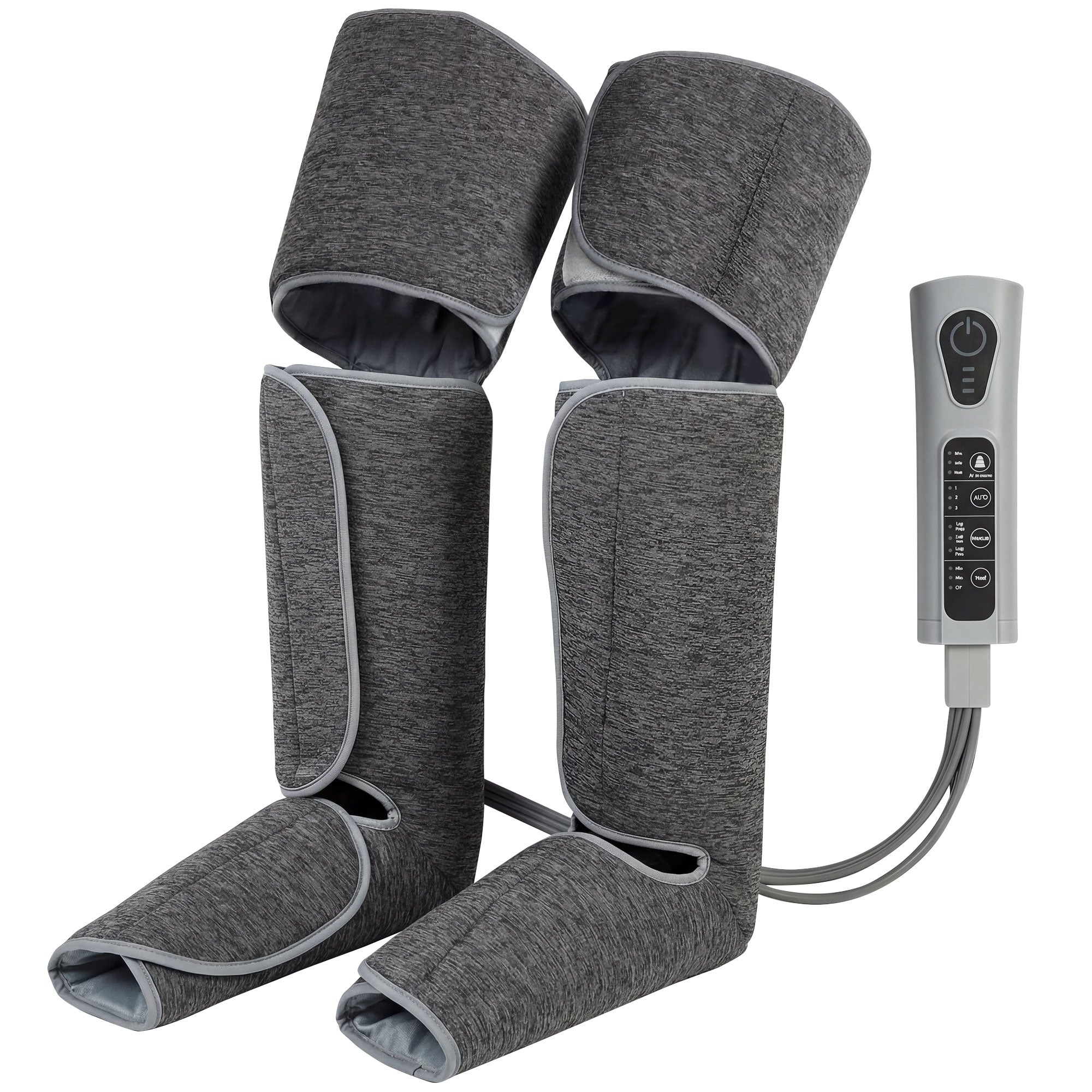 Leg Massager with Heat, Compression, 3 Auto Modes & 3 Intensities, Foot and Calf Massage Machine
