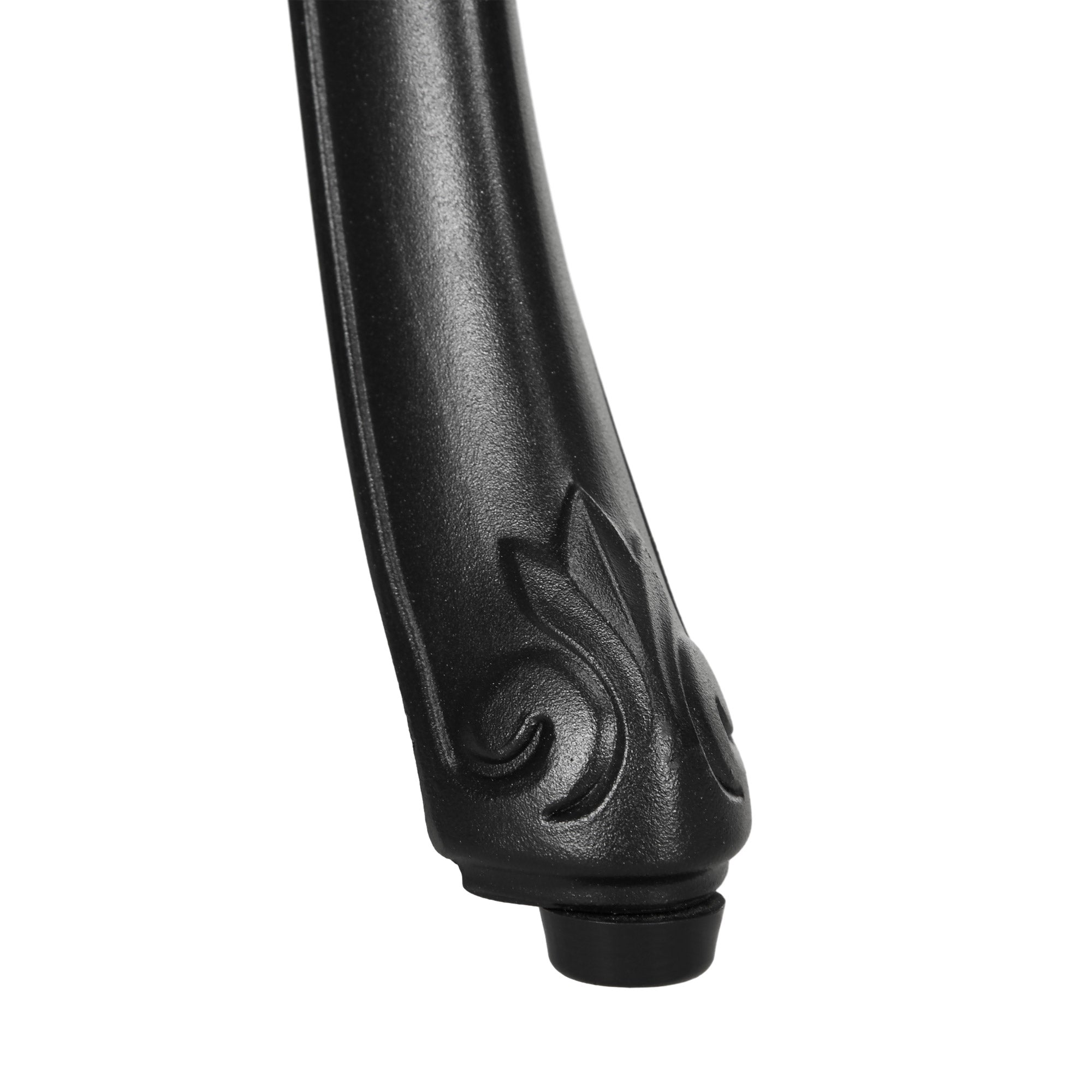 3 Piece Garden Bistro Set, Cast Aluminium Outdoor Furniture Set with Umbrella Hole for Balcony, Porch, Patio, Black