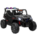 24V 2-Seater Kids Electric Car with Remote Control, Suspension & 3 Speeds for Ages 3-8 - Black