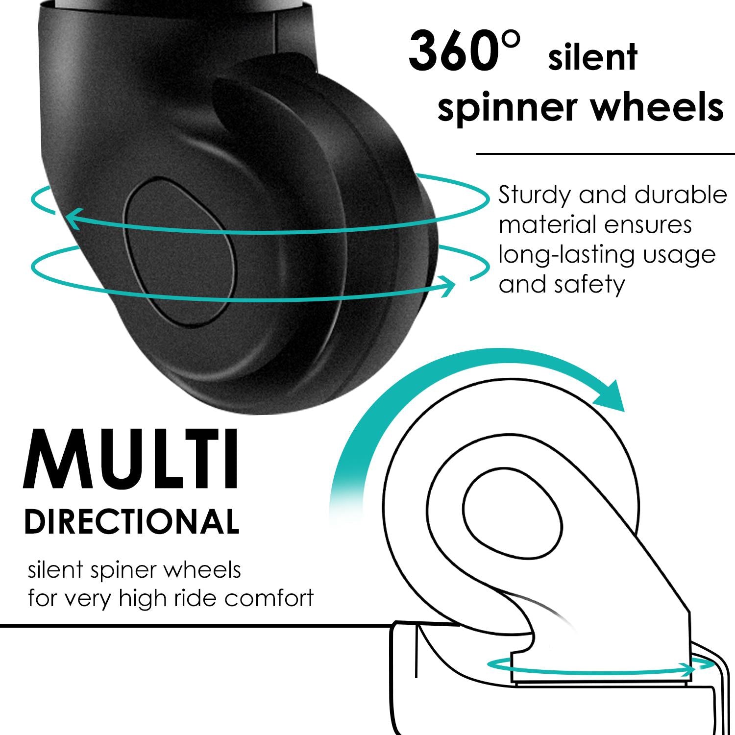 28" 4-Wheel ABS Hard Shell Travel Trolley Suitcase with Telescoping Handle, Luggage with Combination Lock, 52L × 32W × 78H cm, Orange