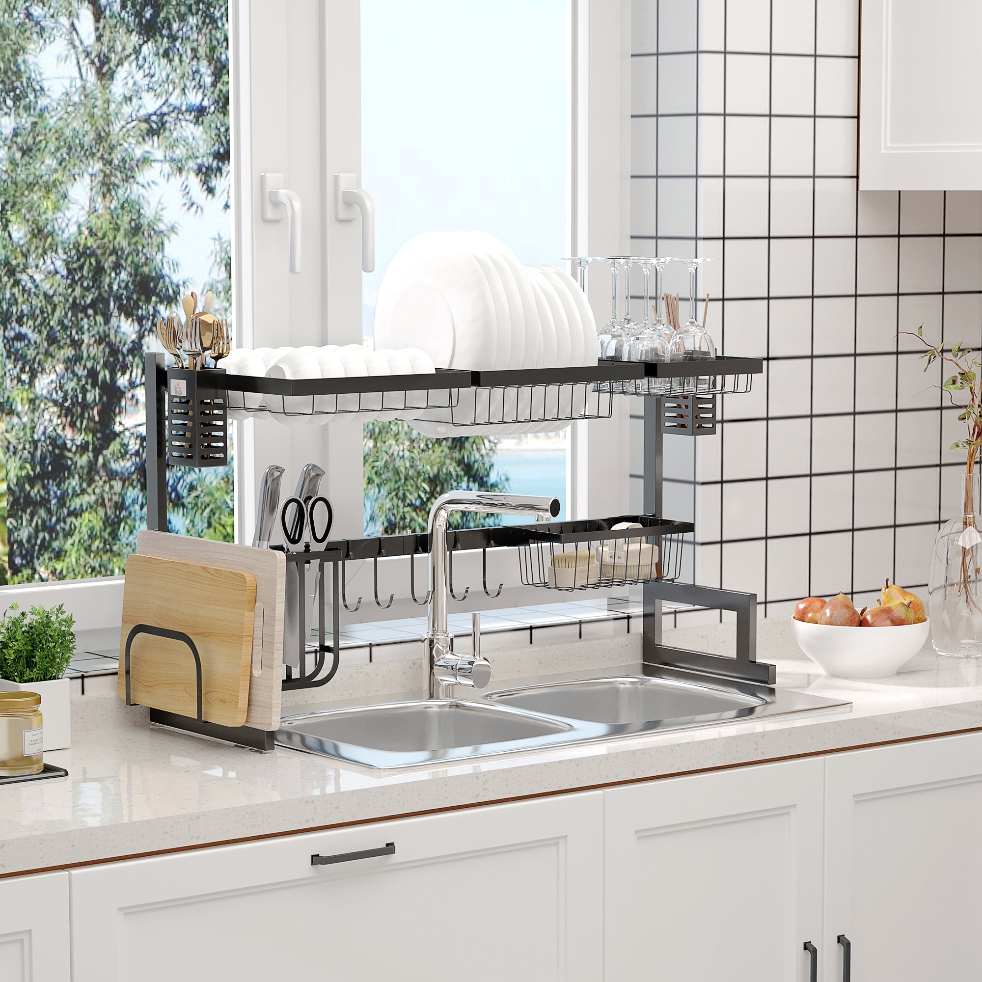 93cm Modular Over-Sink Drying Rack