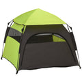 Foldable Waterproof Oxford Dog Cat Tent for Extra Large Dogs - Green