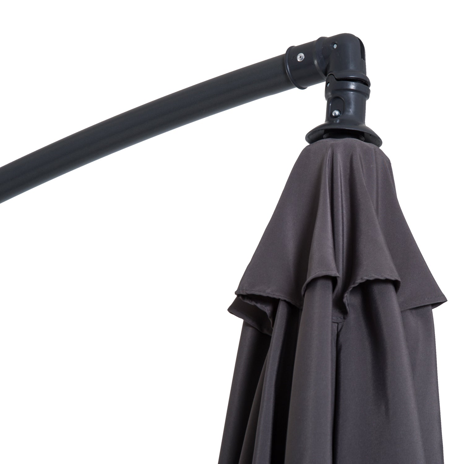 Cantilever Umbrella Parasol Hanging Banana Steel Dark Grey 3M Patio