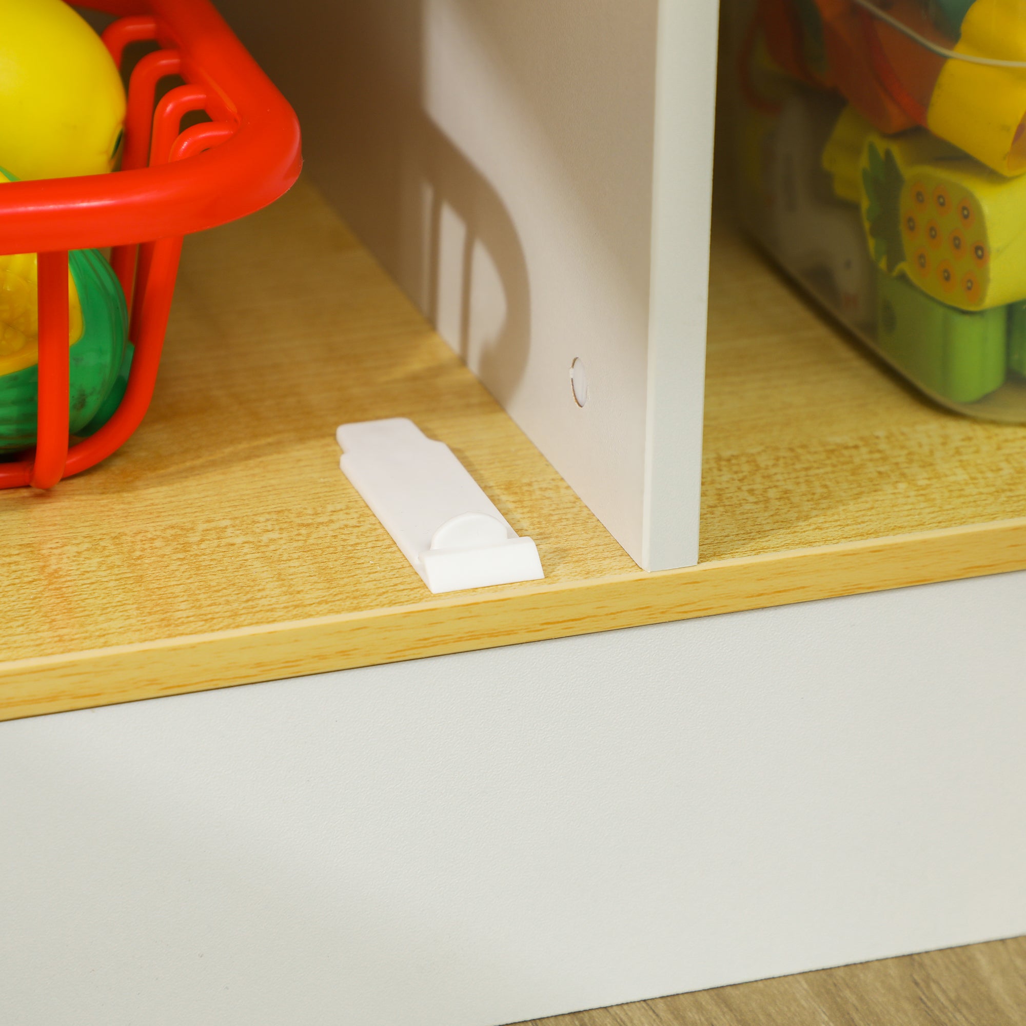 Kids Play Kitchen, Pretend Play Kitchen with Realistic Oven, Stove, Sink, Kitchen Accessories, White