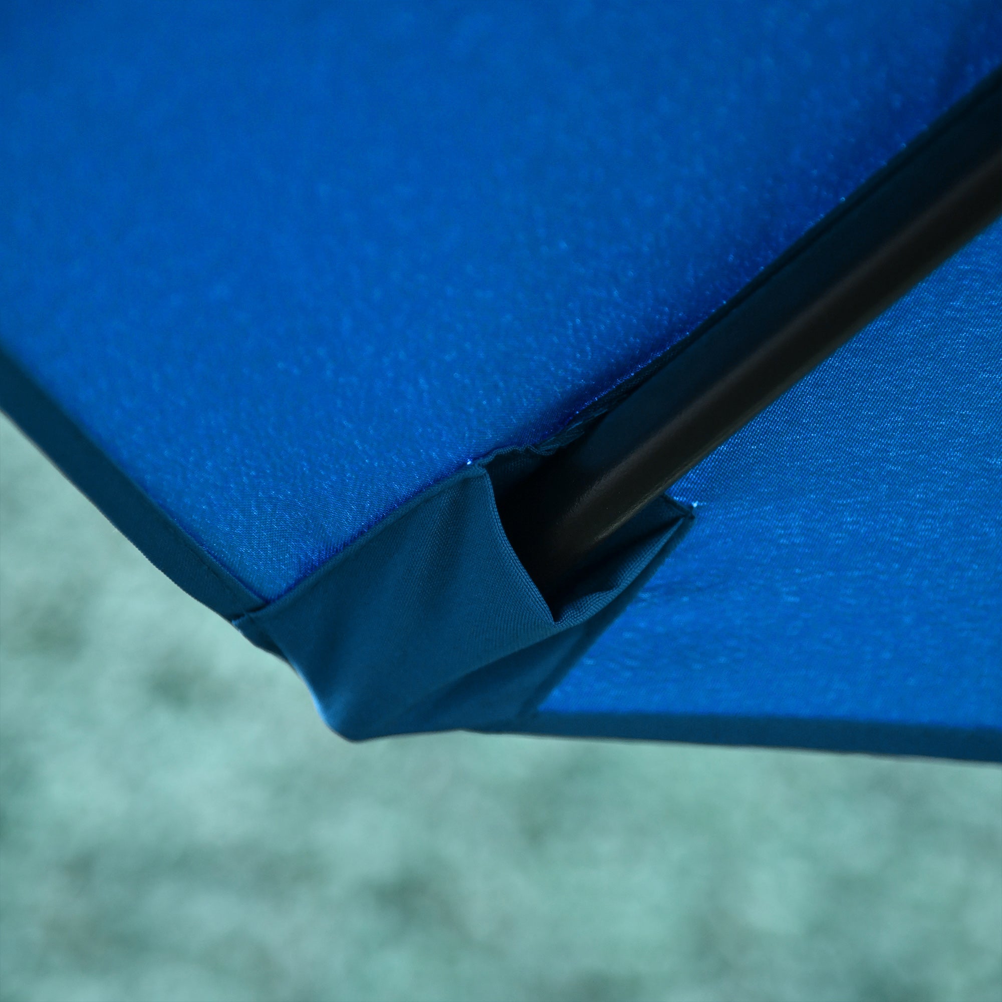 3m Offset Cantilever Parasol with Cross Base - Blue