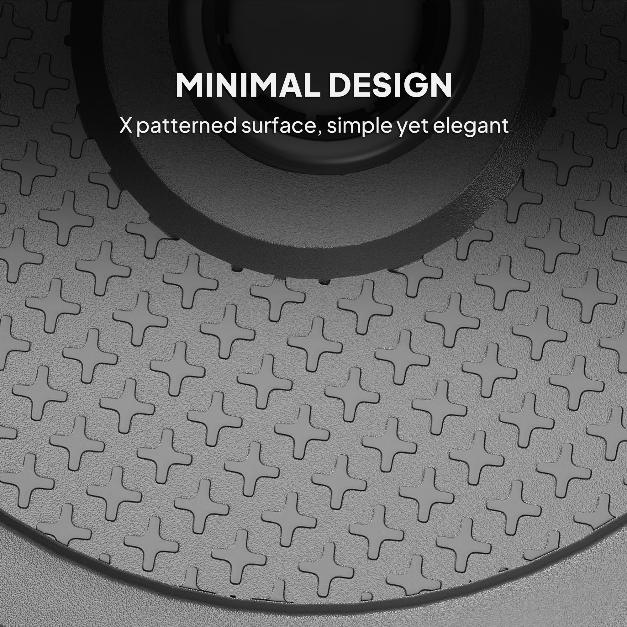 22kg Garden Parasol Base, Round HDPE Sun Umbrella Base, Heavy Duty Outdoor Umbrella Stand for 38mm or 48mm Outdoor Umbrella Poles, Black