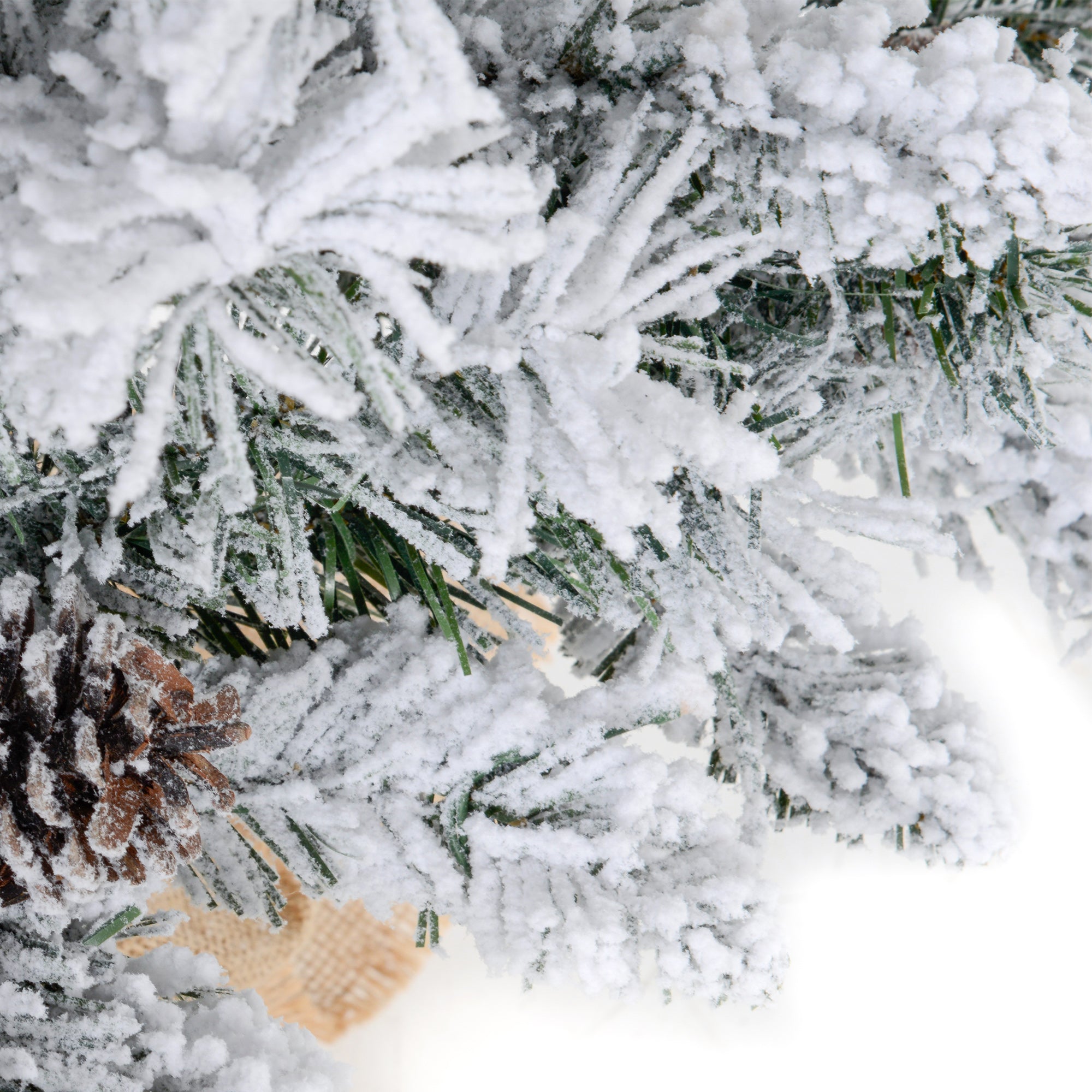 3ft Snowy Tabletop Christmas Tree, with LED Lights