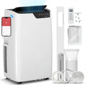 Portable Air Conditioner 14000 BTU, 4-in-1 AC Unit with Cool, Dehumidifier, Fan, Sleep Mode, WiFi Voice Remote Control