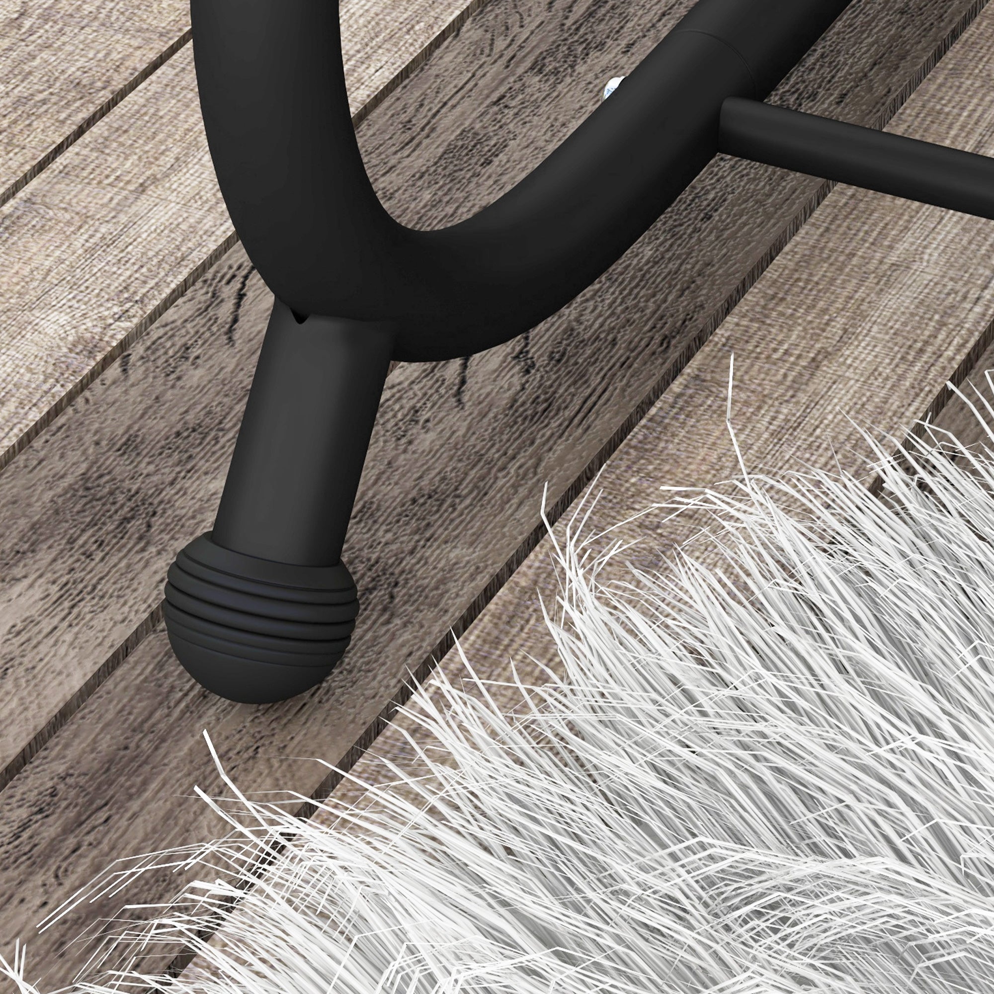 Three-Person garden Swing Chair, with Adjustable Canopy - Light Brown