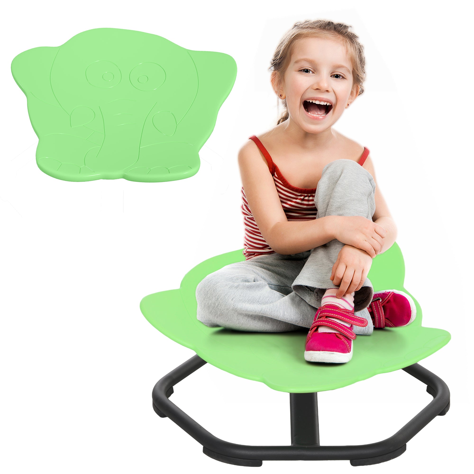 Elephant Shape Spinning Chair for Autism 3-6 Years Old