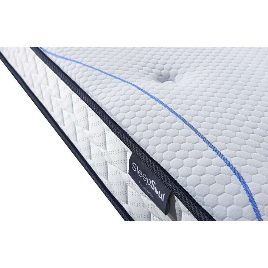 Double Package | Berlin Double Bed Grey & SleepSoul Air Mattress