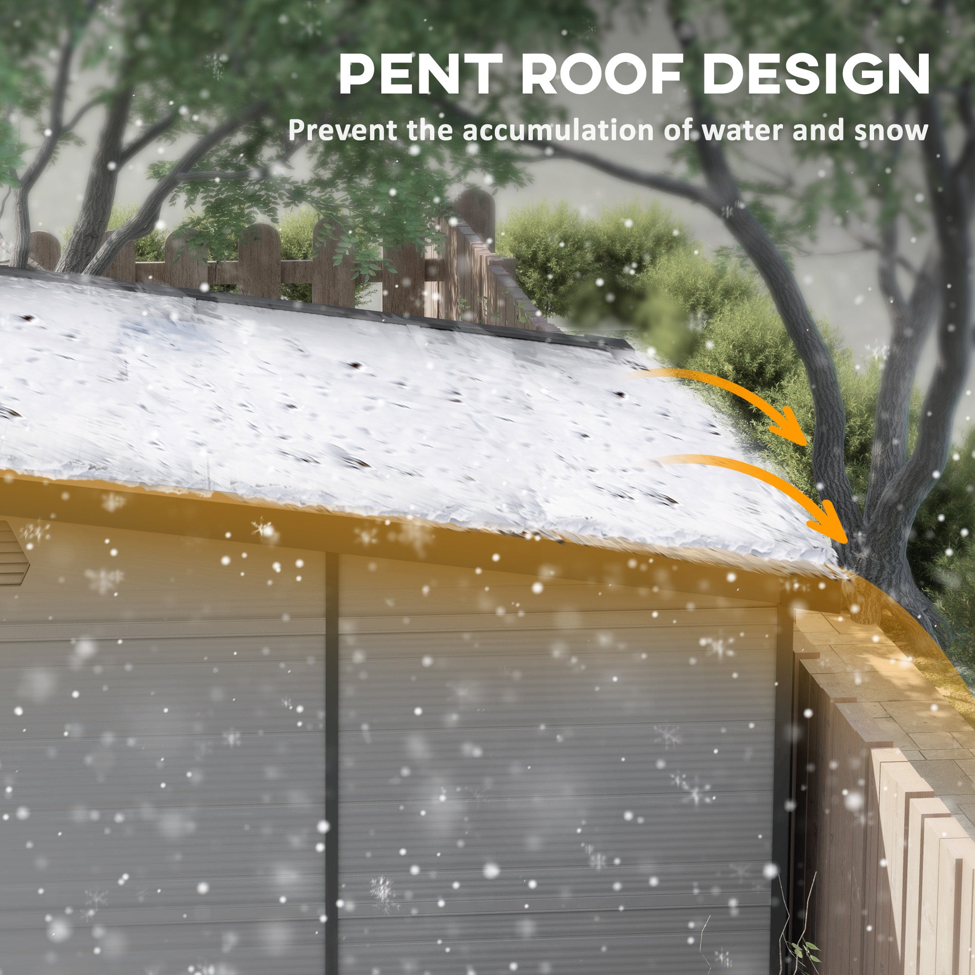 6ft Outdoor Resin Storage Shed with Windows and Air Vents Light Grey