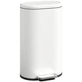 30 L Modern Curved Kitchen Bin - Cream