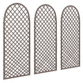Garden Trellis, Decorative Trellis Panels for Climbing Outdoor Plants, Vegetables, Vines, Flowers, Natural Wood Finish