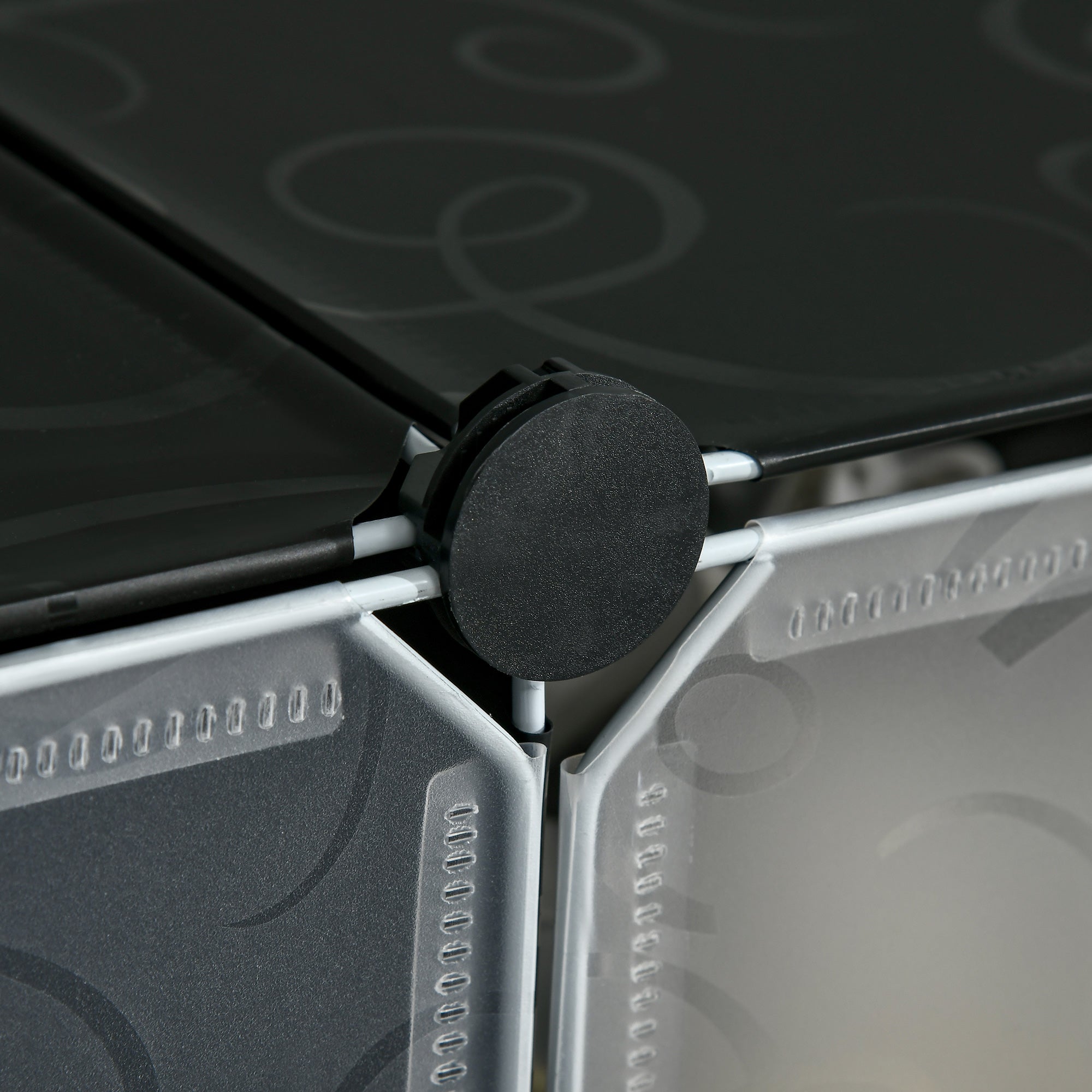 Six Cube Modular Storage Storage Unit - Black