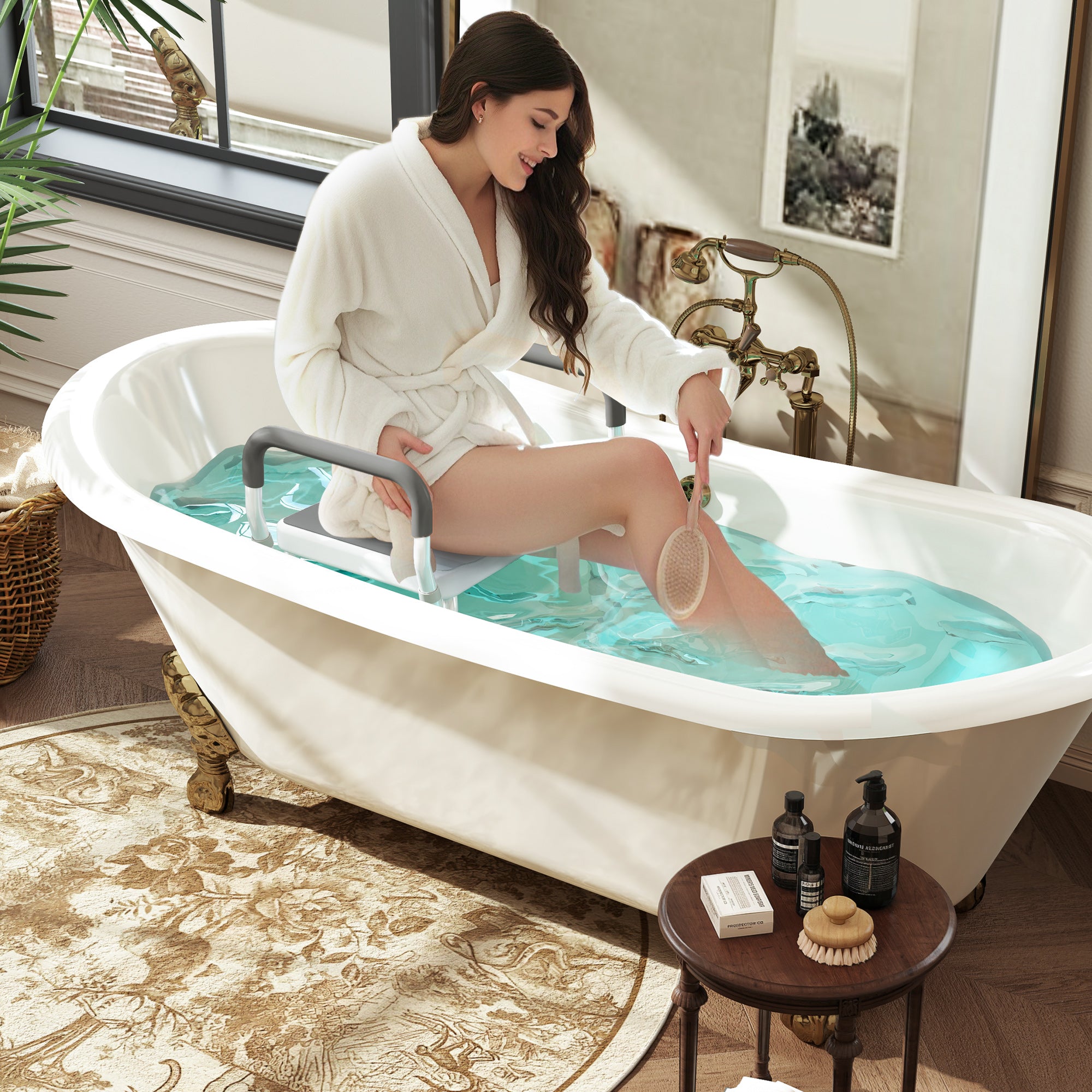 57-69cm Aluminium Frame Bath Seat