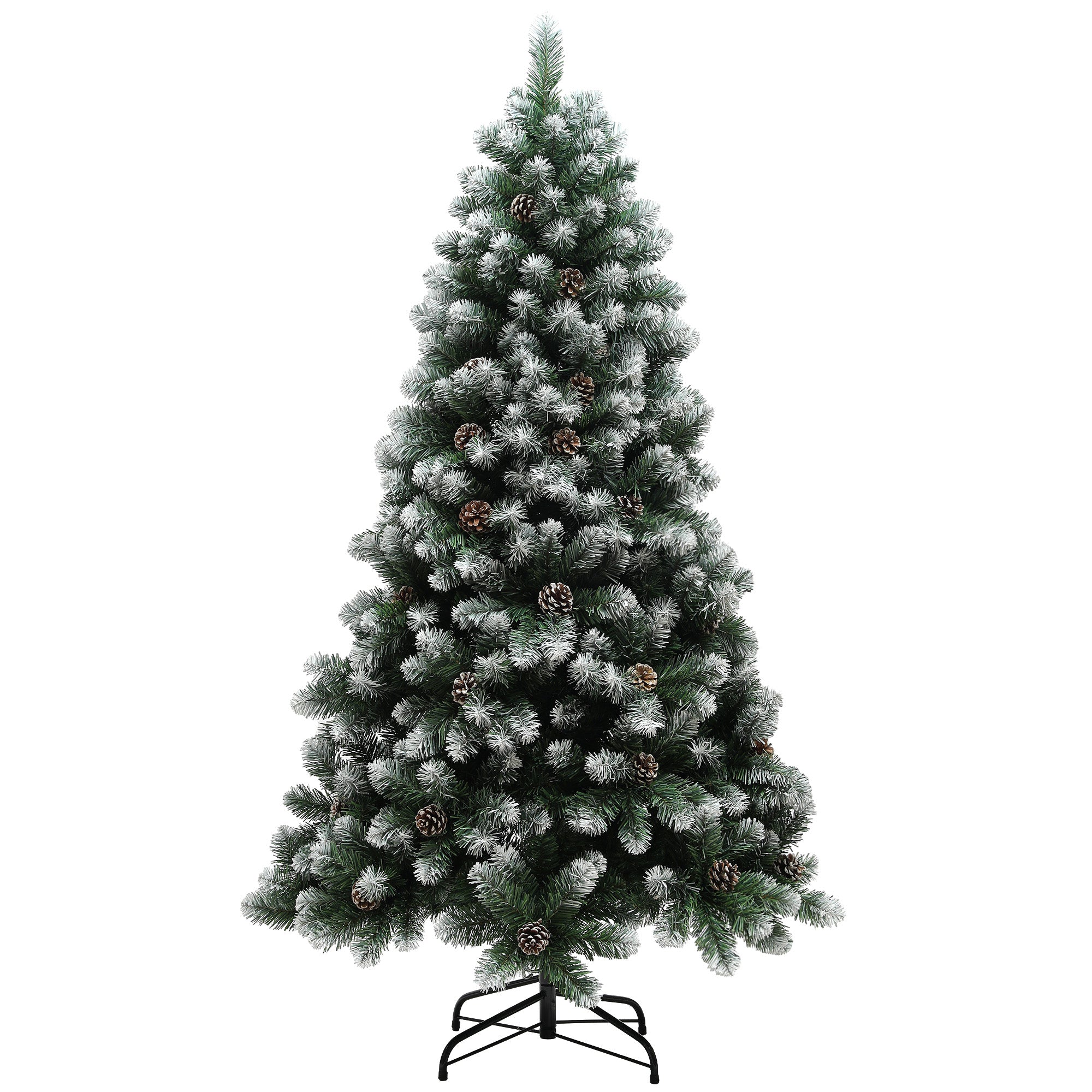 6ft Snow-Dipped Artificial Pine Christmas Tree