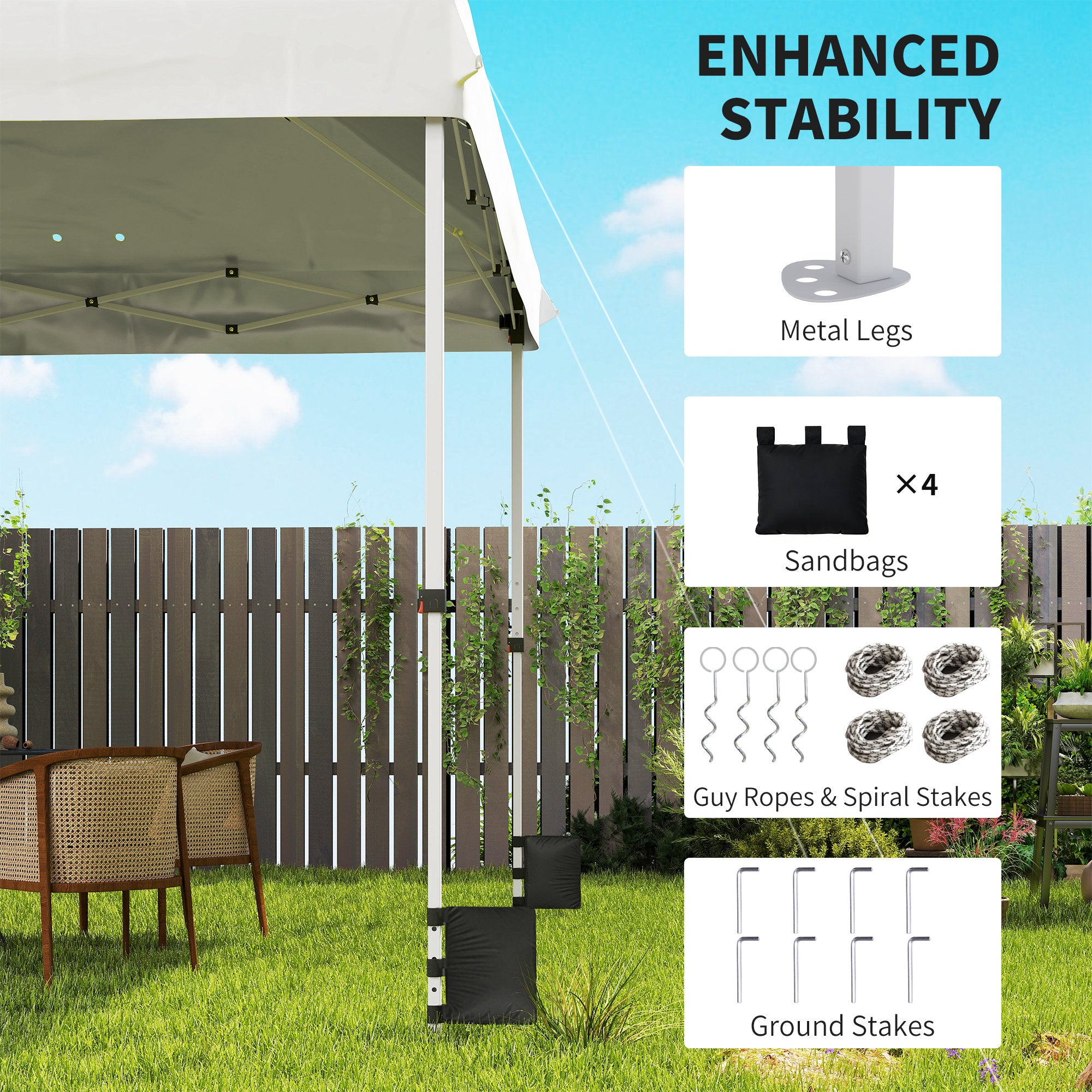 3 x 3 m Pop Up Gazebo with Wheels, UPF50+ One-Touch Outdoor Garden Party Tent Marquee Wedding Awning Canopy, White