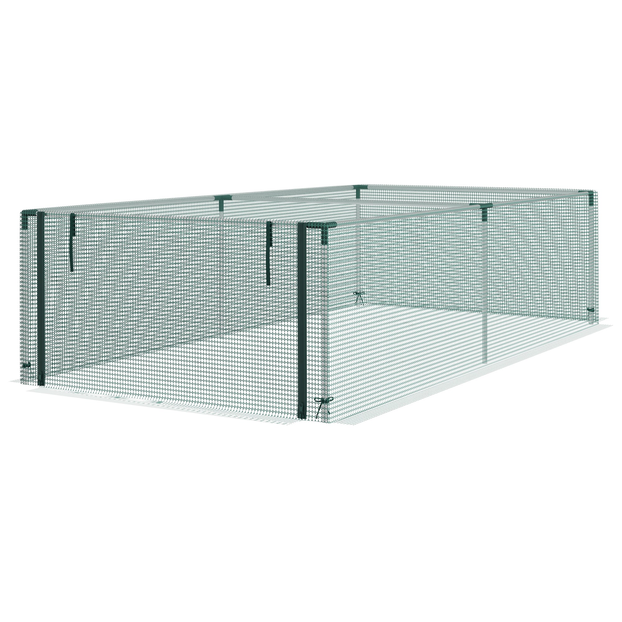 8' x 4' Plant Protection Cage, with Door, Green