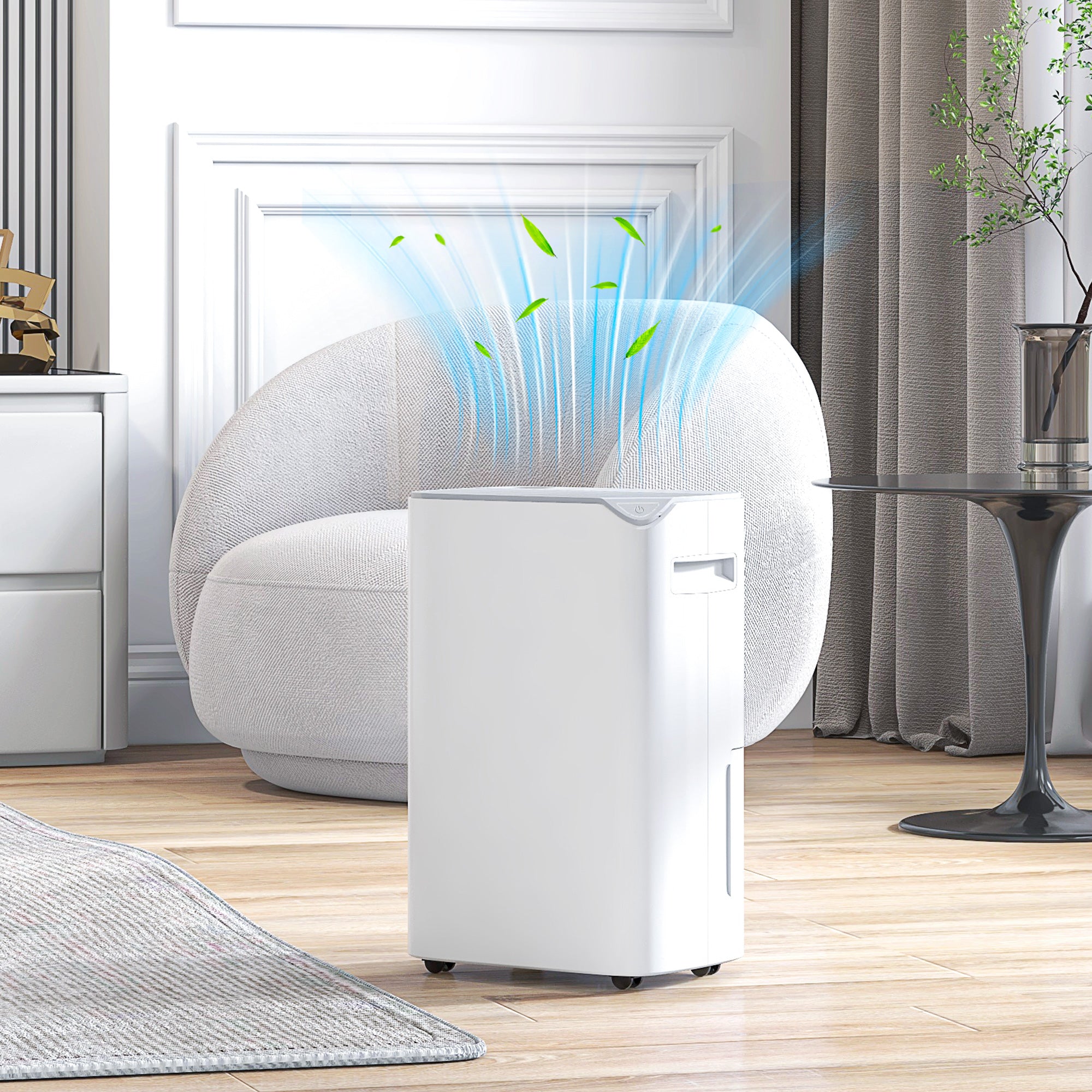 20L/Day Dehumidifier, with Filter - White