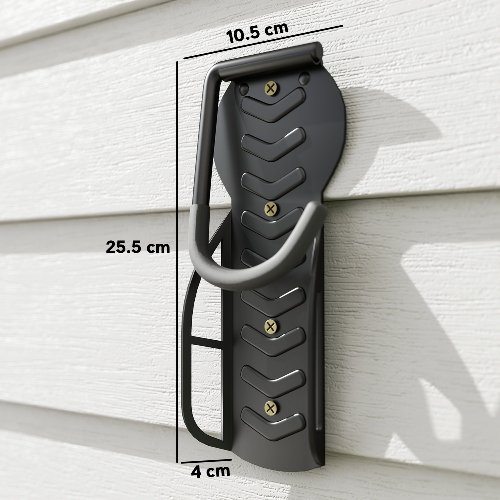 4 Pack Bike Rack, Wall Mounted Bicycle Hanger Hook, Foldable Garage Bike Wall Rack, Bicycle Storage Holder for Indoor Outdoor Use