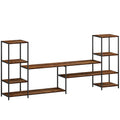 TV Unit for TVs up to 60 Inches, Industrial TV Stand with Storage Shelves, Entertainment Centre for Living Room, Bedroom