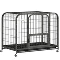 Heavy Duty Dog Crate,93 x 58 x 76 cm, Large Dog Cage for Small to Medium Breeds