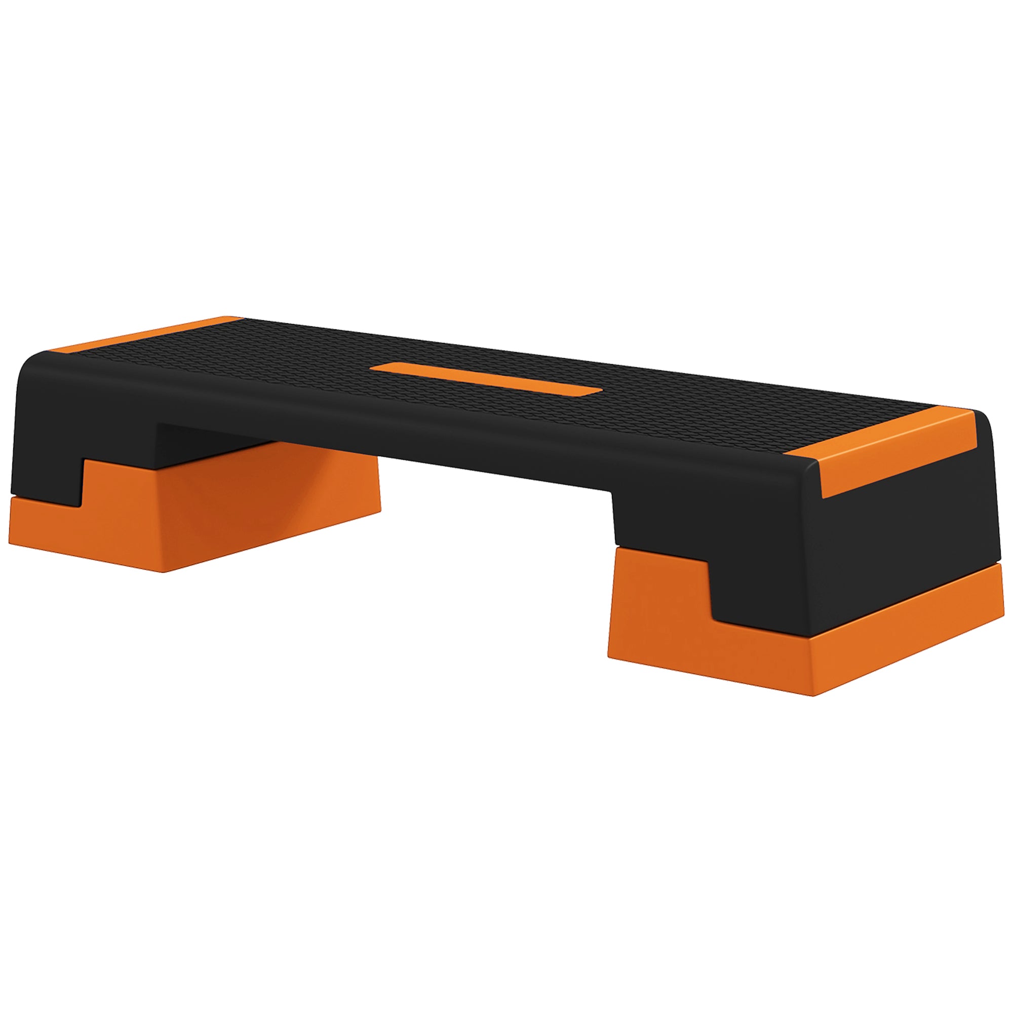 15cm/20cm/25cm Exercise Stepper for Home Workout, Aerobic Step Platform - Orange