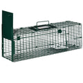 Metal Rat Trap with Single Door, for Small Animals, Dark Green