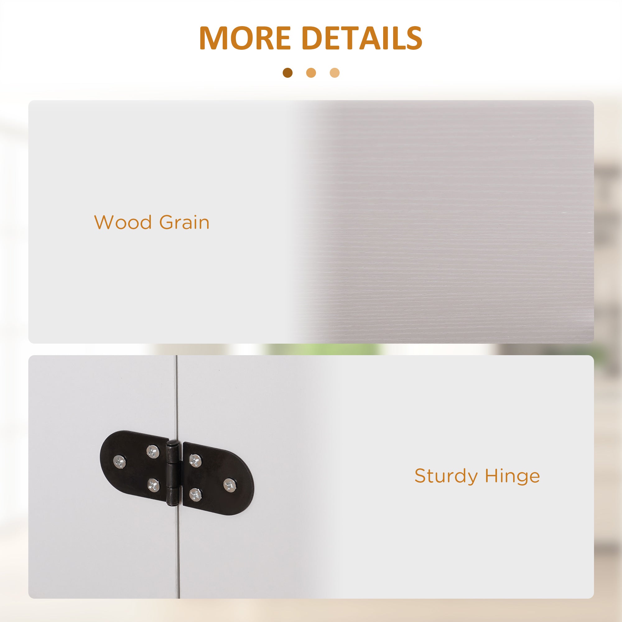 Four-Person Drop Leaf Dining Table - White