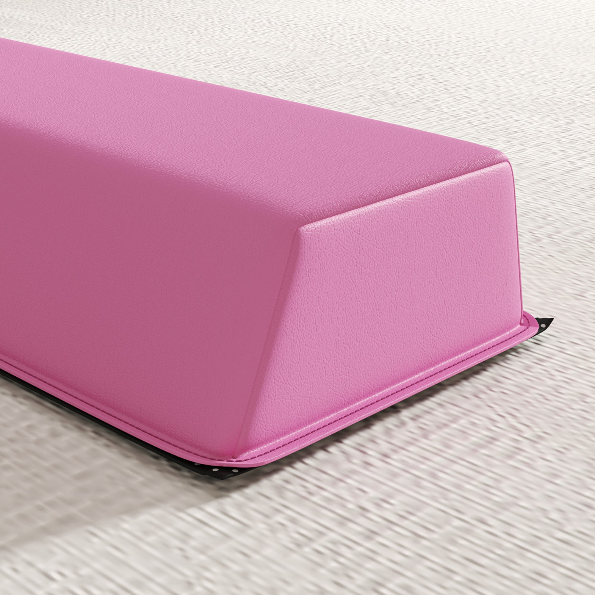 7.7ft Folding Gymnastics Beam, Floor Balance Beam for Kids with Anti-Slip Base, Gymnastics Equipment for Home, Pink