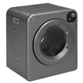 6kg Vented Tumble Dryer with 7 Programs, Freestanding, Wall Mounted & Stackable - Grey