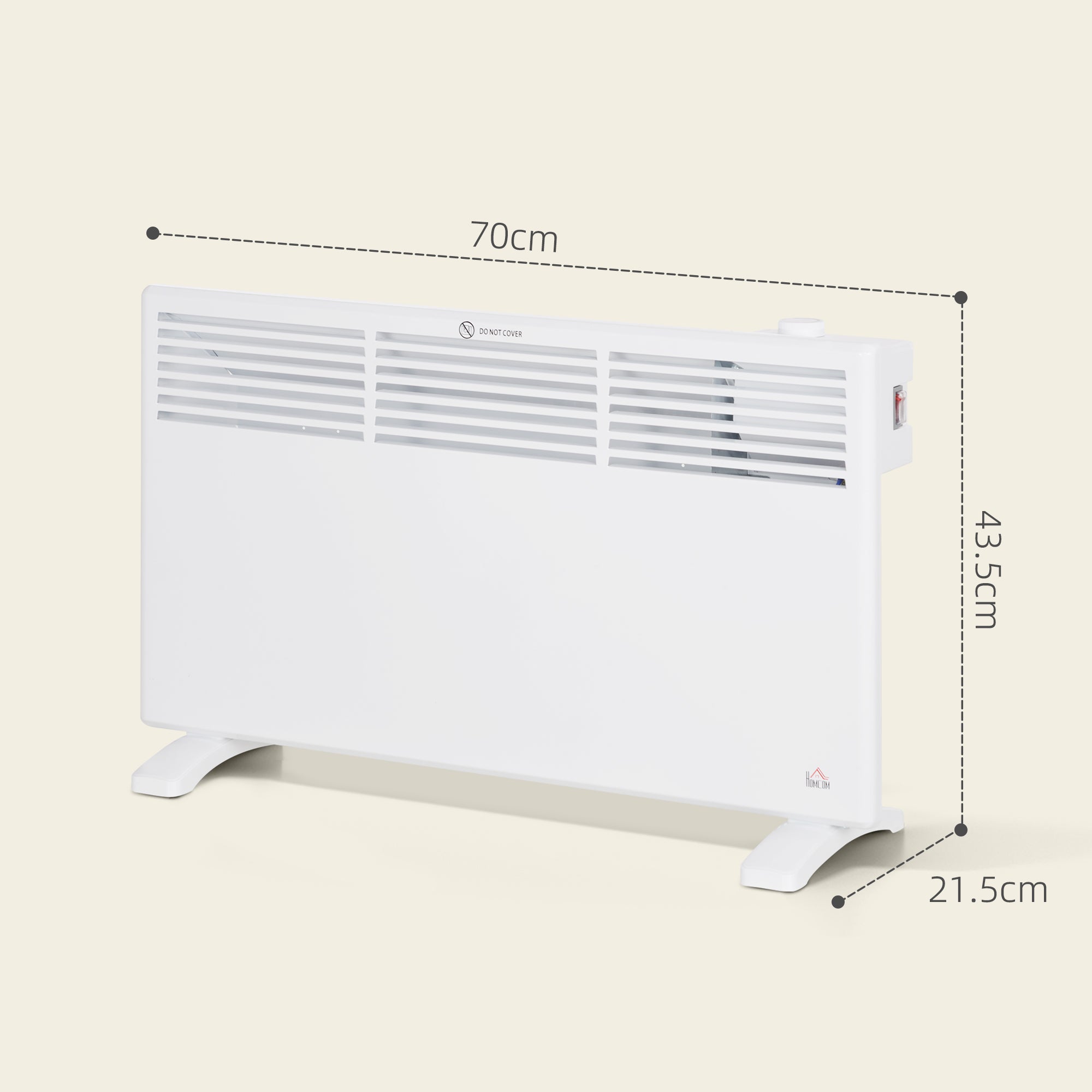 1500W Convector Heater - White