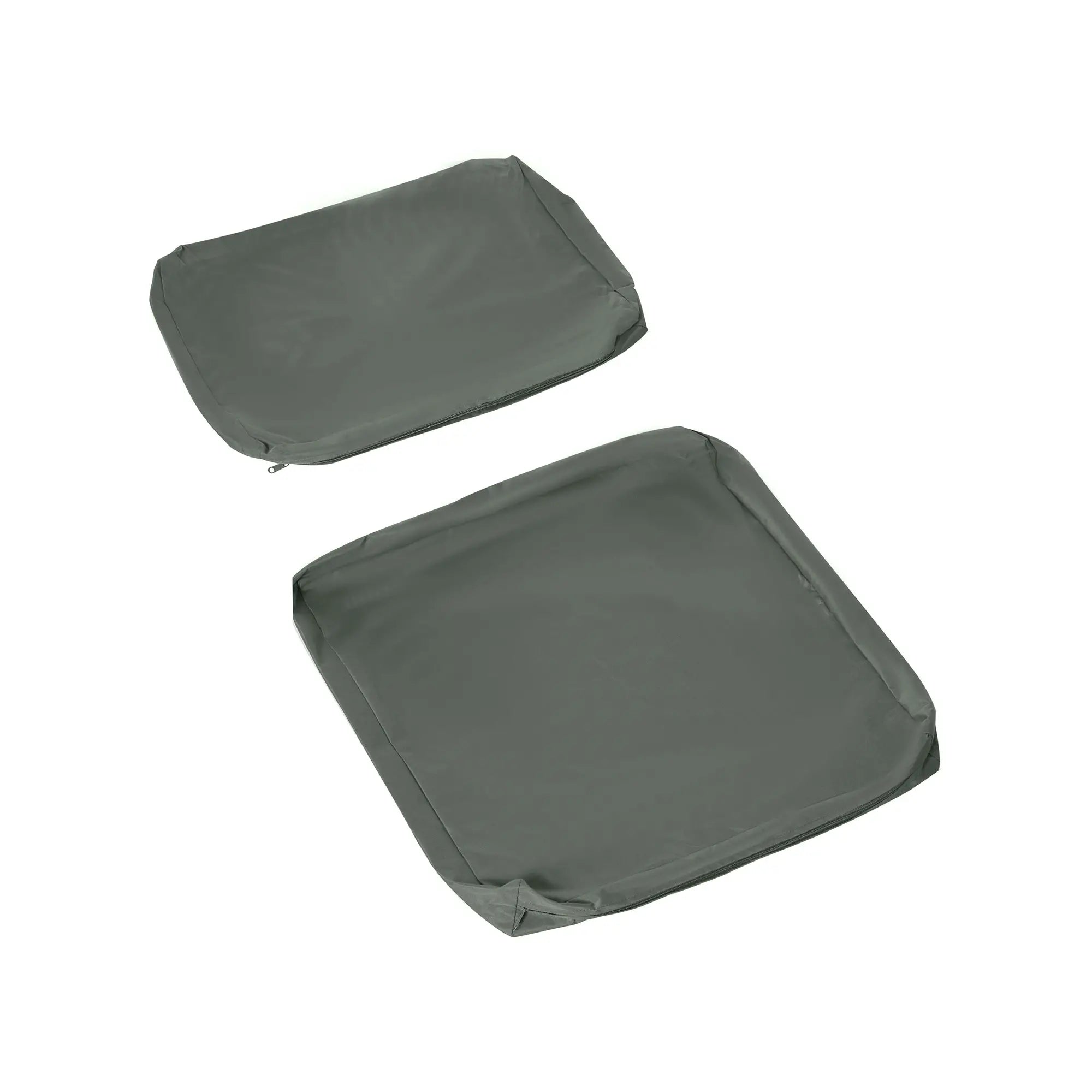 Set of 8 Durable Waterproof Polyester Outdoor Rattan Cushion Covers - Deep Grey