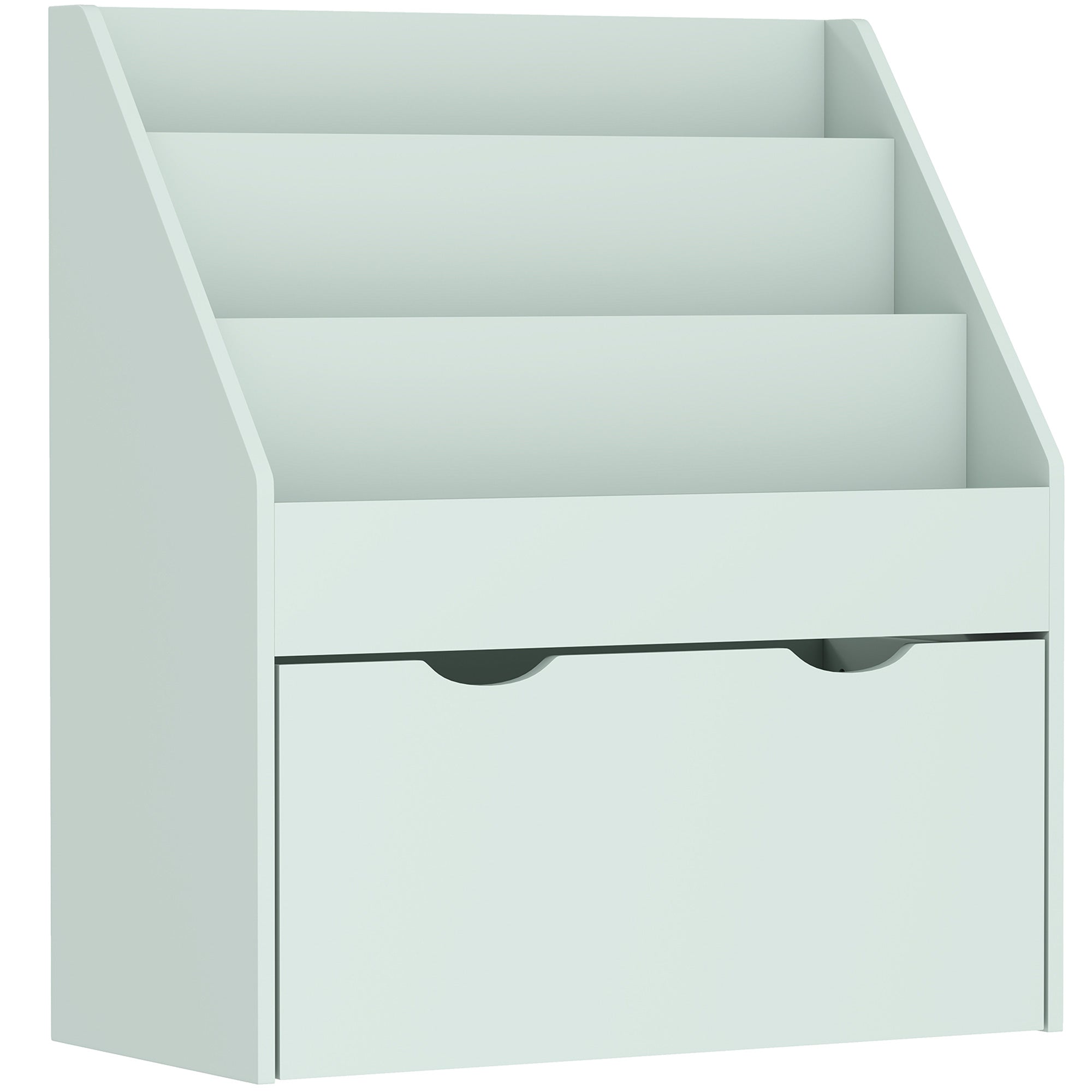 Bookcase for Kids with Shelves, Drawer, Bookcase for Bedroom, Playroom, Green