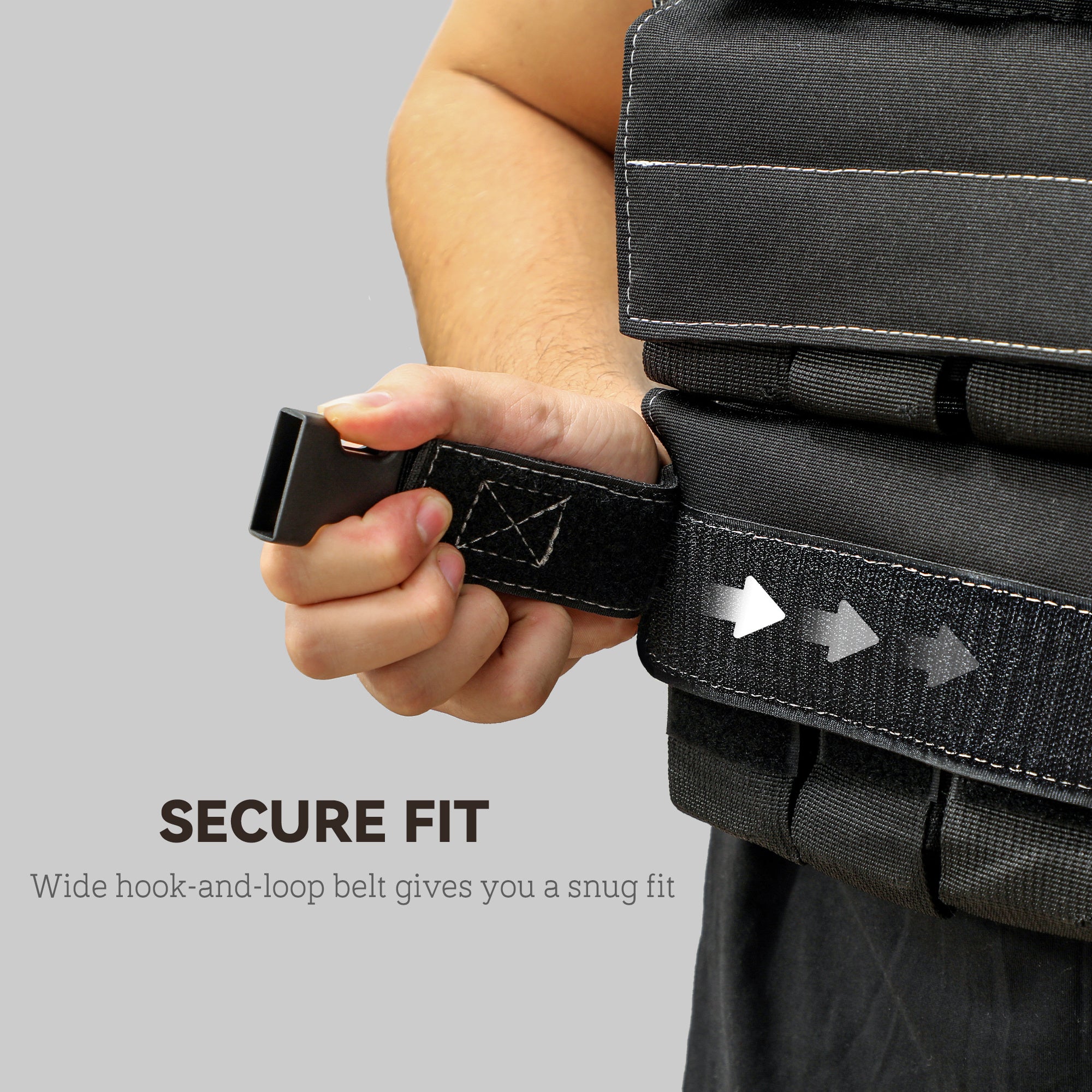 15KG Adjustable Weighted Vest, Running Weight Vest, with 30 Metal Weights, Reflective Strips, for Running, Exercise