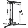 Home Gym Machine, Multifunctional Gym Equipment with High and Low Pulleys, Pull Up Bar, 15-Position Adjustable Strength Training Workout Station for Full Body Fitness