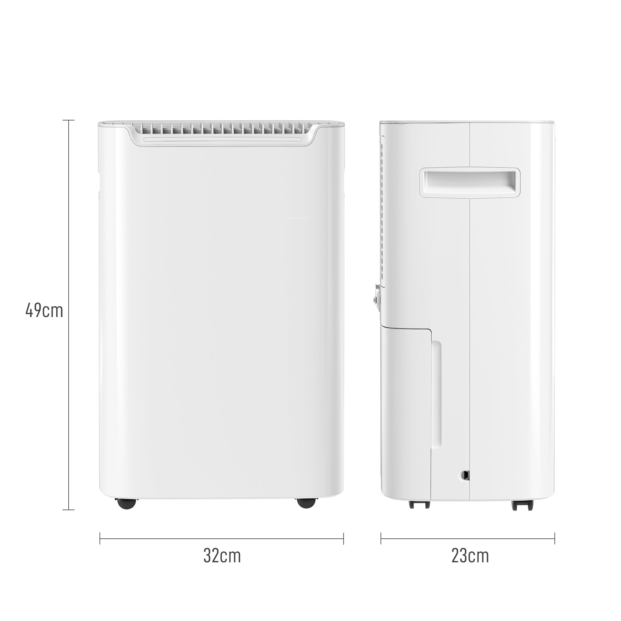 20L/Day Dehumidifier with Continuous Drainage, 2.5L Water Tank, 24H Timer On/off, Digital Humidity Display, Air Filter, Dehumidifier for Home Damp, Bedroom, Condensation, Mould, Laundry Drying