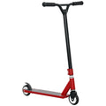 Stunt Scooter, 360° Entry Level Tricks Scooter w/ Lightweight Aluminium Deck and ABEC 7 Bearing, For Age 14+ Beginners, Red